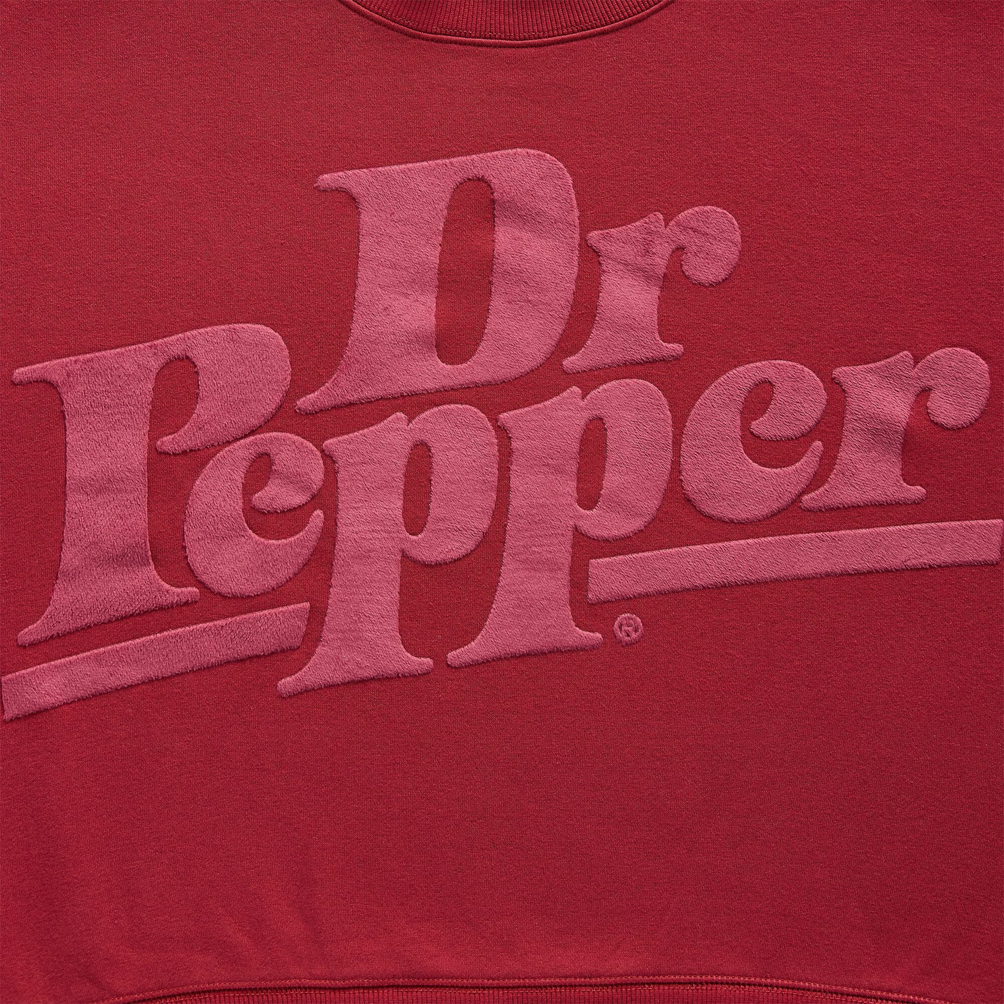 Dr Pepper Mock Neck Fleece Womens Juniors Long Sleeve Sweatshirt