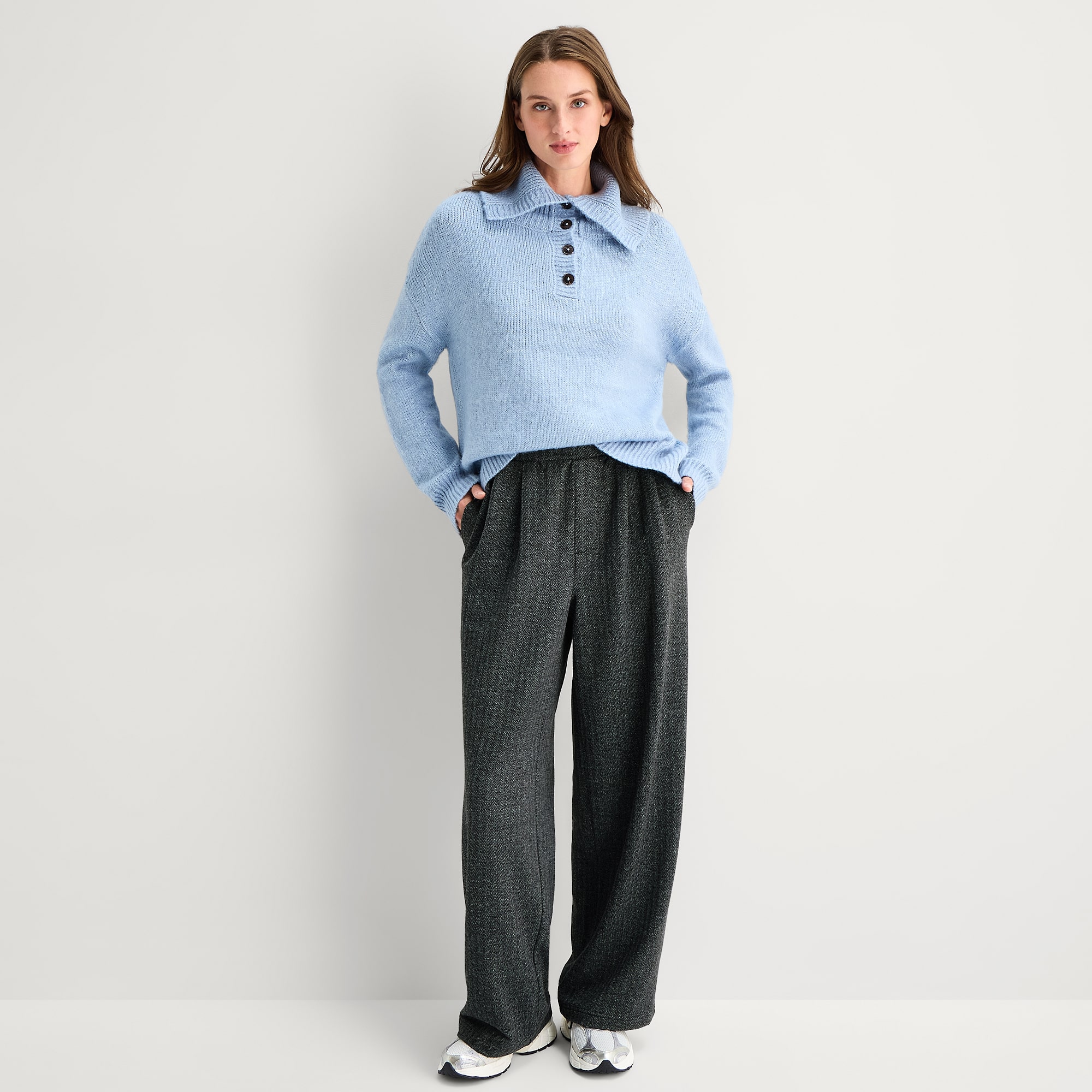 Stylus Womens Straight High Rise Trouser