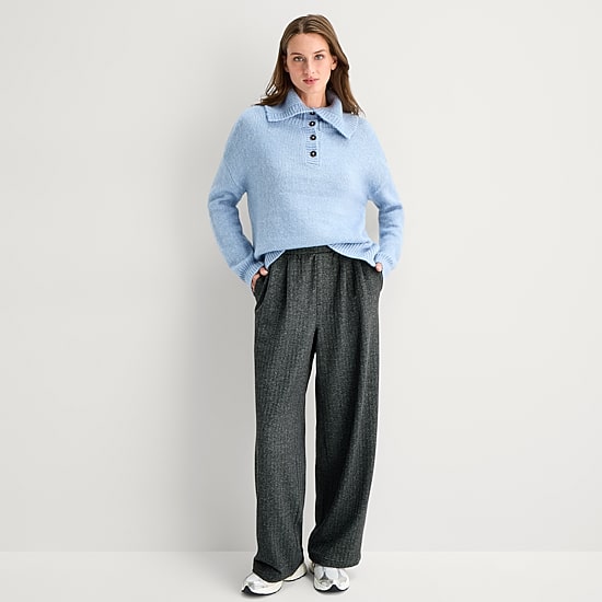 Stylus Womens Straight High Rise Trouser