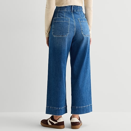 A.N.A Patch Pocket Womens Highest Rise Cropped Jean