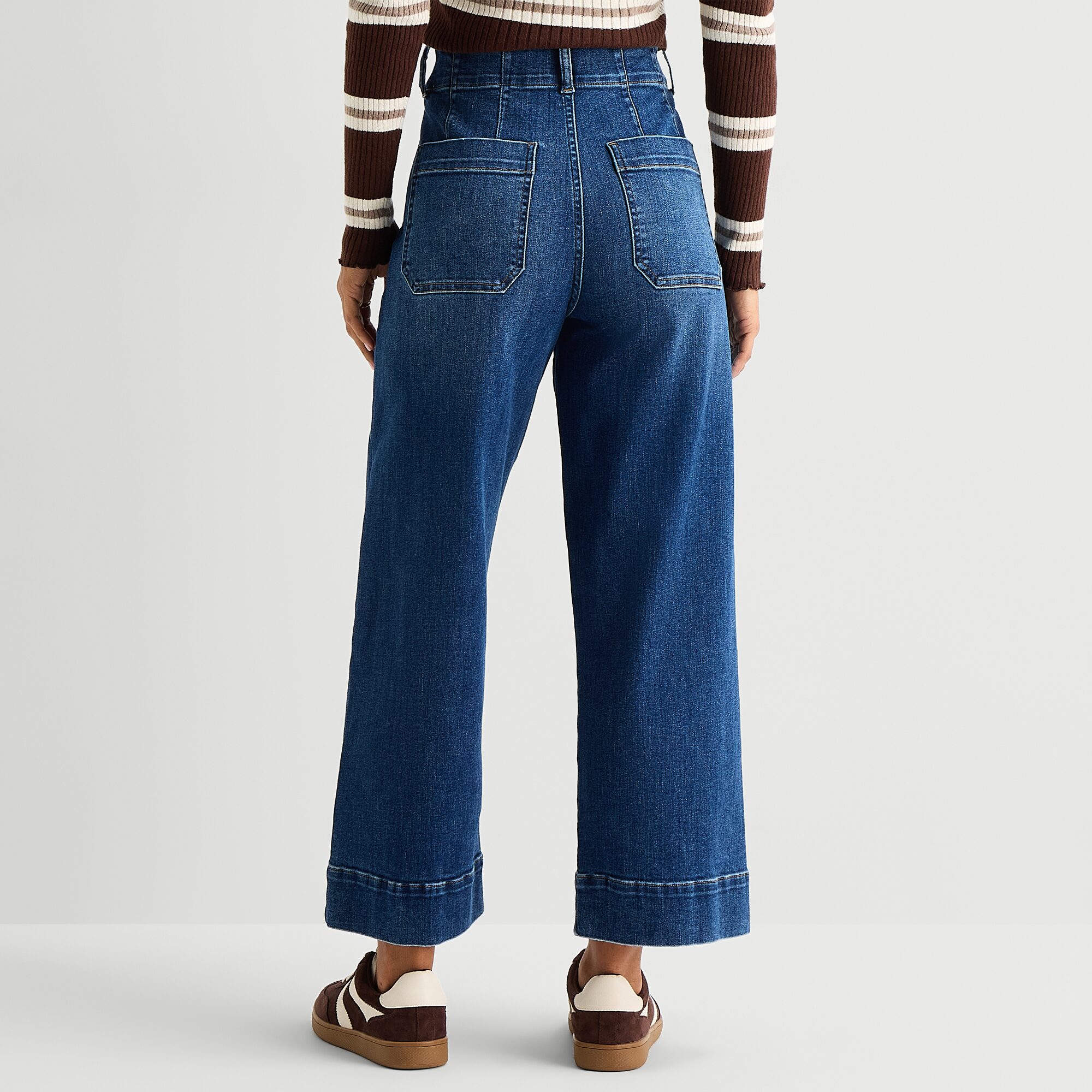 A.N.A Patch Pocket Womens Highest Rise Cropped Jean
