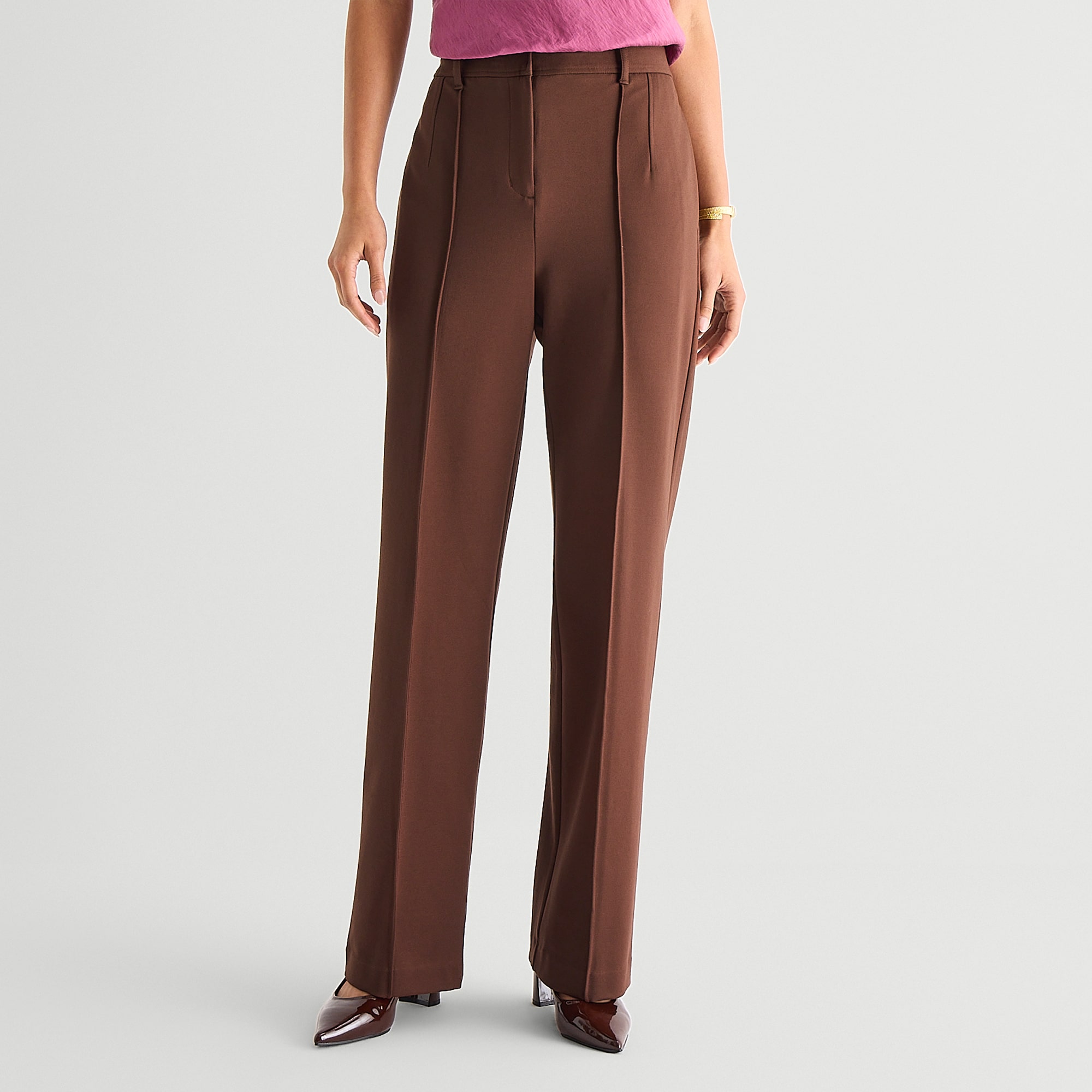 Worthington Womens Straight Trouser