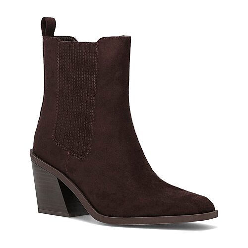 Frye And Co Womens Jolena Block Heel Booties In Brown