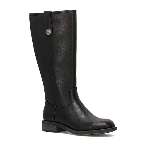 Frye And Co Womens Charlize 2.0 Block Heel Riding Boots In Black