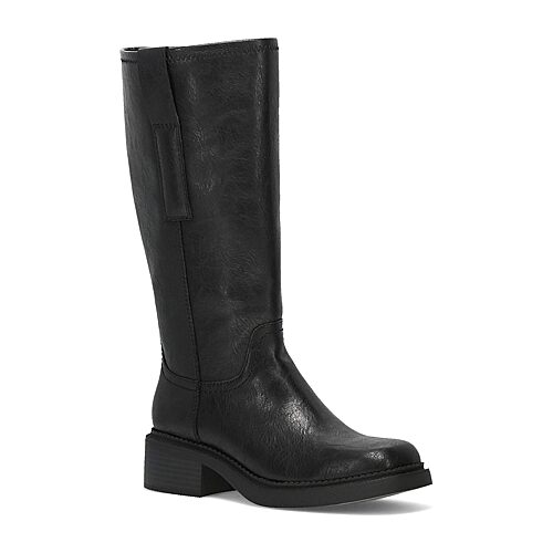 Frye And Co Womens Mayvis 2.0 Block Heel Motorcycle Boots In Black