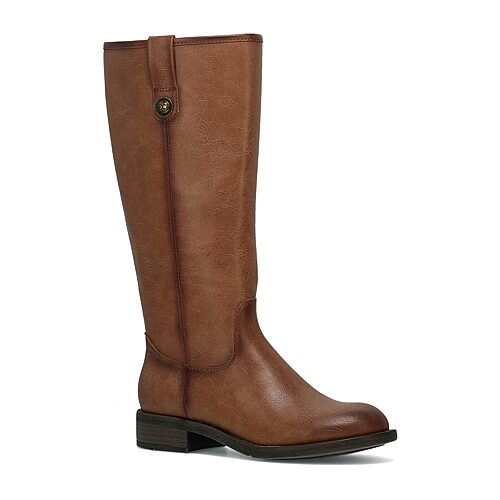 Frye And Co Womens Charlize 2.0 Block Heel Riding Boots In Brown