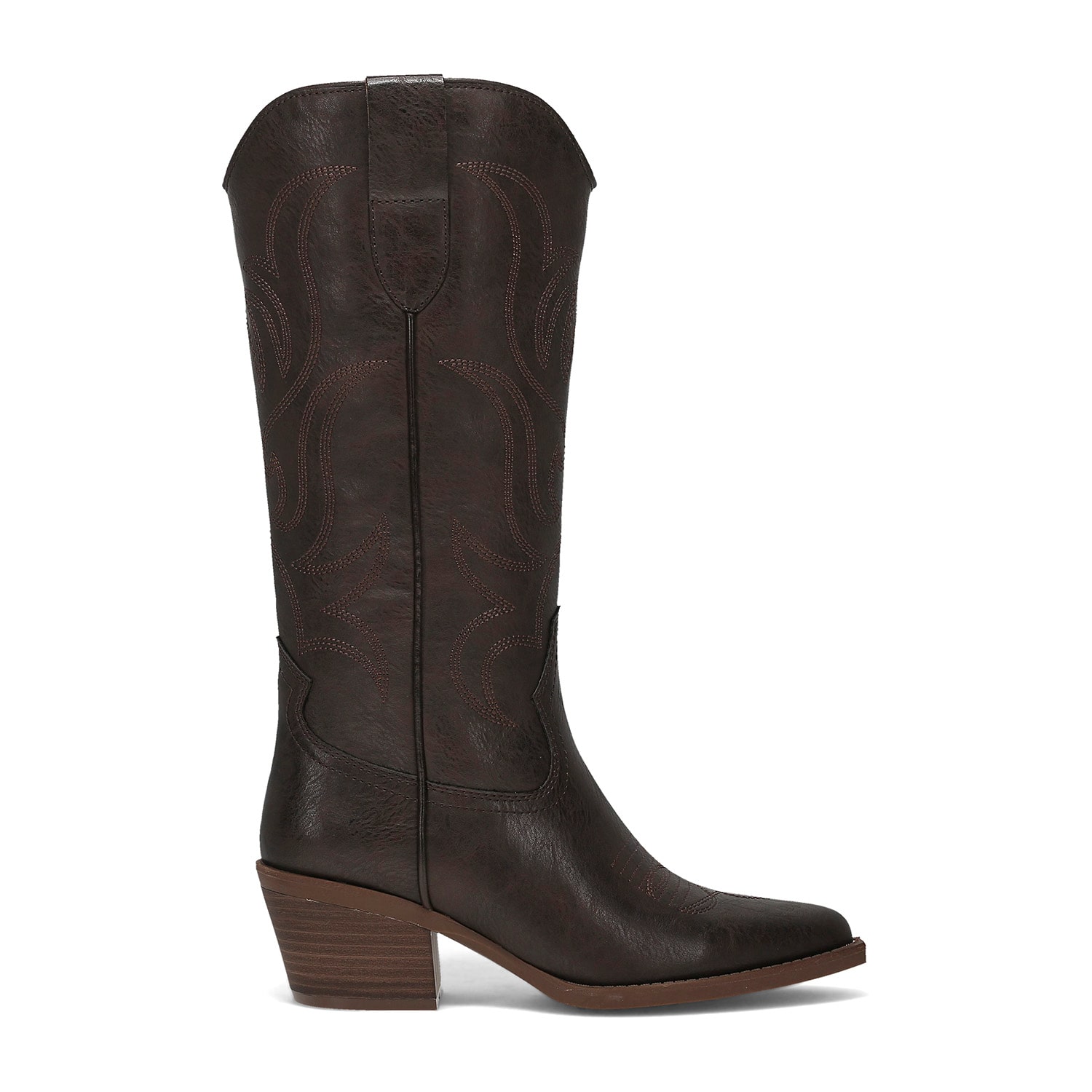 Frye and Co. Womens Thylane Stacked Heel Cowboy Boots