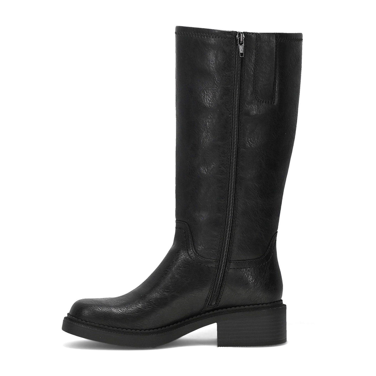 Frye and Co. Womens Mayvis 2.0 Wide Calf Block Heel Motorcycle Boots Width