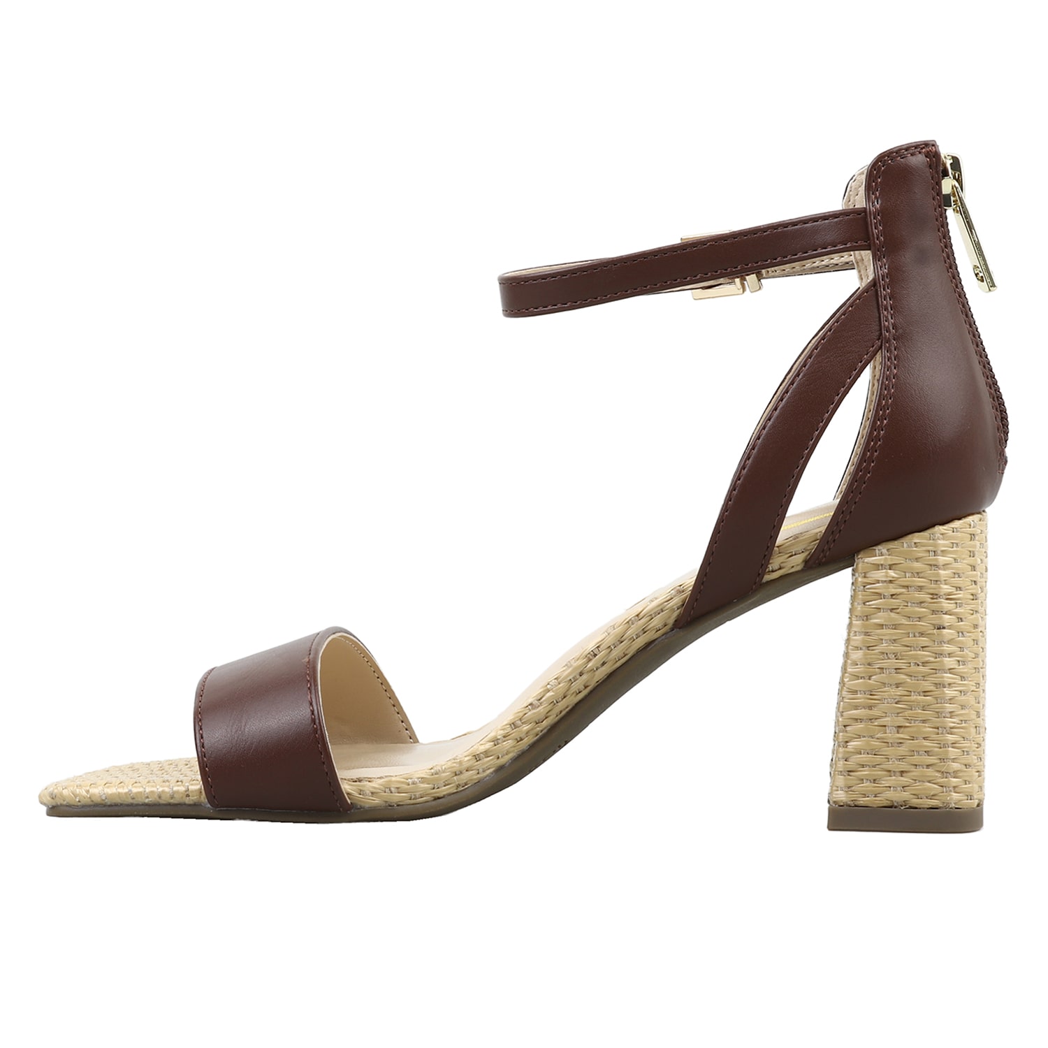 Liz Claiborne Harnie Womens Round Open Toe Block Heel Pumps