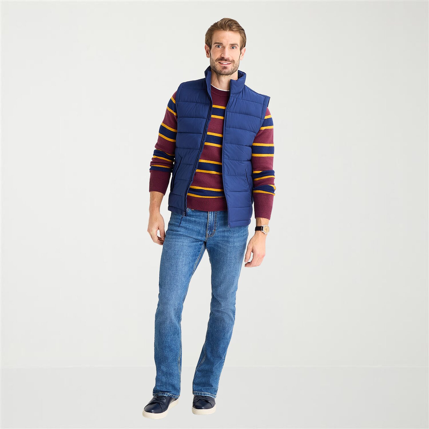 St. John's Bay Mens Big and Tall Puffer Vest
