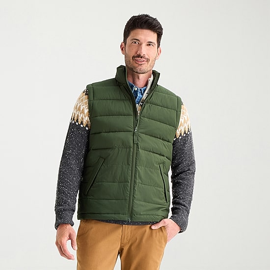 St. John's Bay Mens Big and Tall Puffer Vest