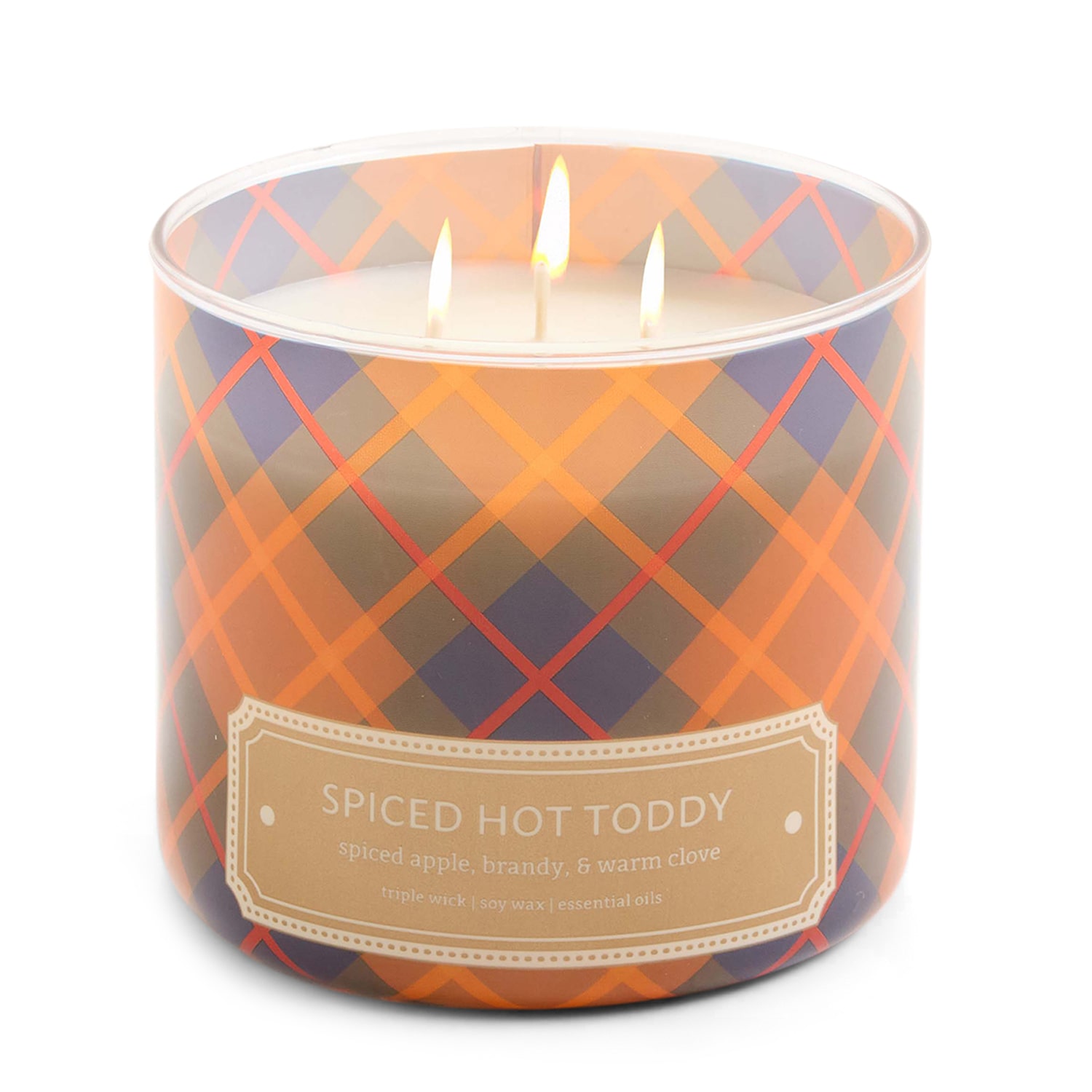 Distant Lands 14oz Spiced Hot Toddy 3-Wick Scented Jar Candle