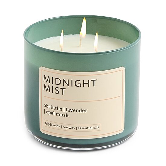 Distant Lands 14oz Midnight Mist 3-Wick Scented Jar Candle