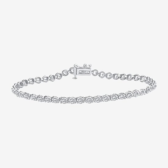 (F / Si2) Womens 10 Ct.T.W. Lab Grown White Diamond Sterling Silver 2-pc. Jewelry Set