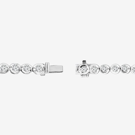 (F / Si2) Womens 10 Ct.T.W. Lab Grown White Diamond Sterling Silver 2-pc. Jewelry Set