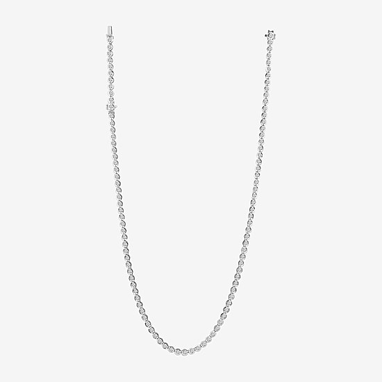 (F / Si2) Womens 10 Ct.T.W. Lab Grown White Diamond Sterling Silver 2-pc. Jewelry Set