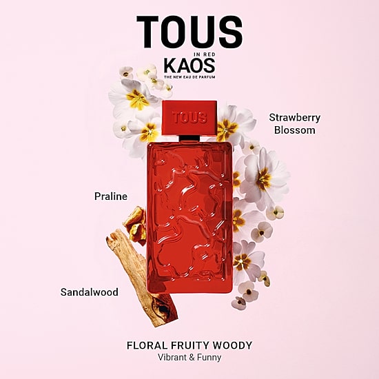 TOUS Kaos in Red 3-Pc Gift Set