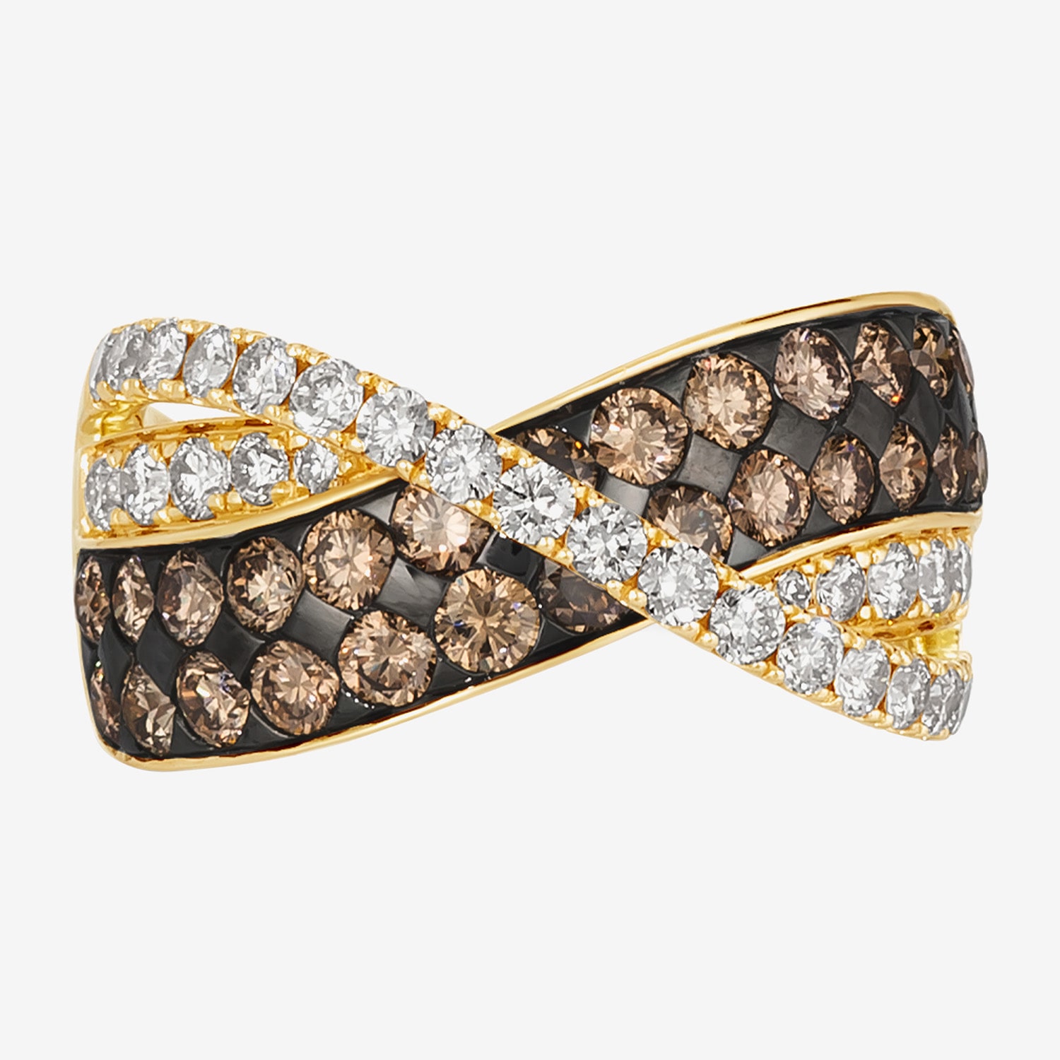 Le Vian Grand Sample Sale Le Vian Grand Sample Sale Limited Quantities! Womens 20MM 1 7/8 CT. T.W. Natural Champagne Diamond 14K Gold Band