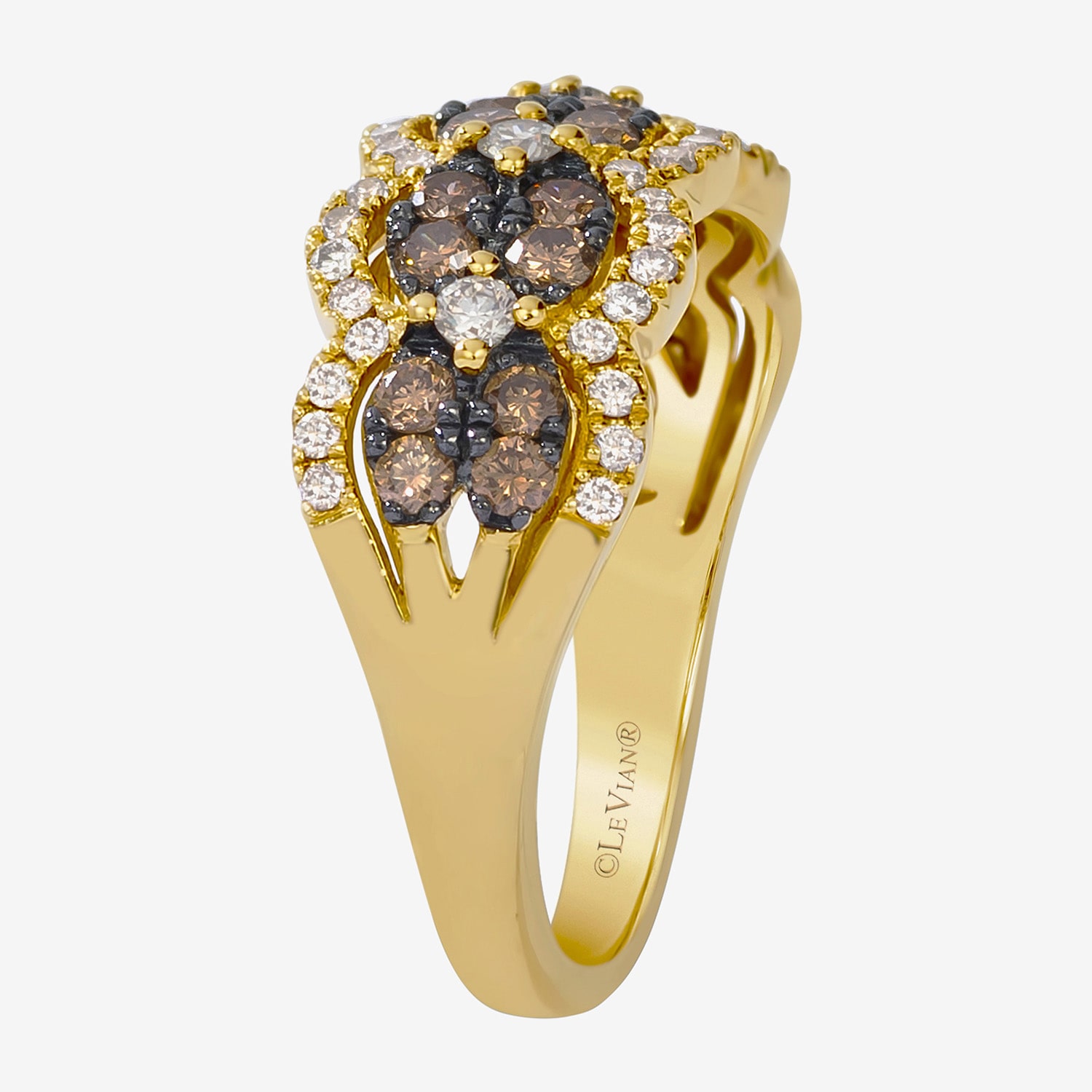 Le Vian Grand Sample Sale Le Vian Grand Sample Sale Limited Quantities! Womens 21MM 1 CT. T.W. Natural Champagne Diamond 14K Gold Band