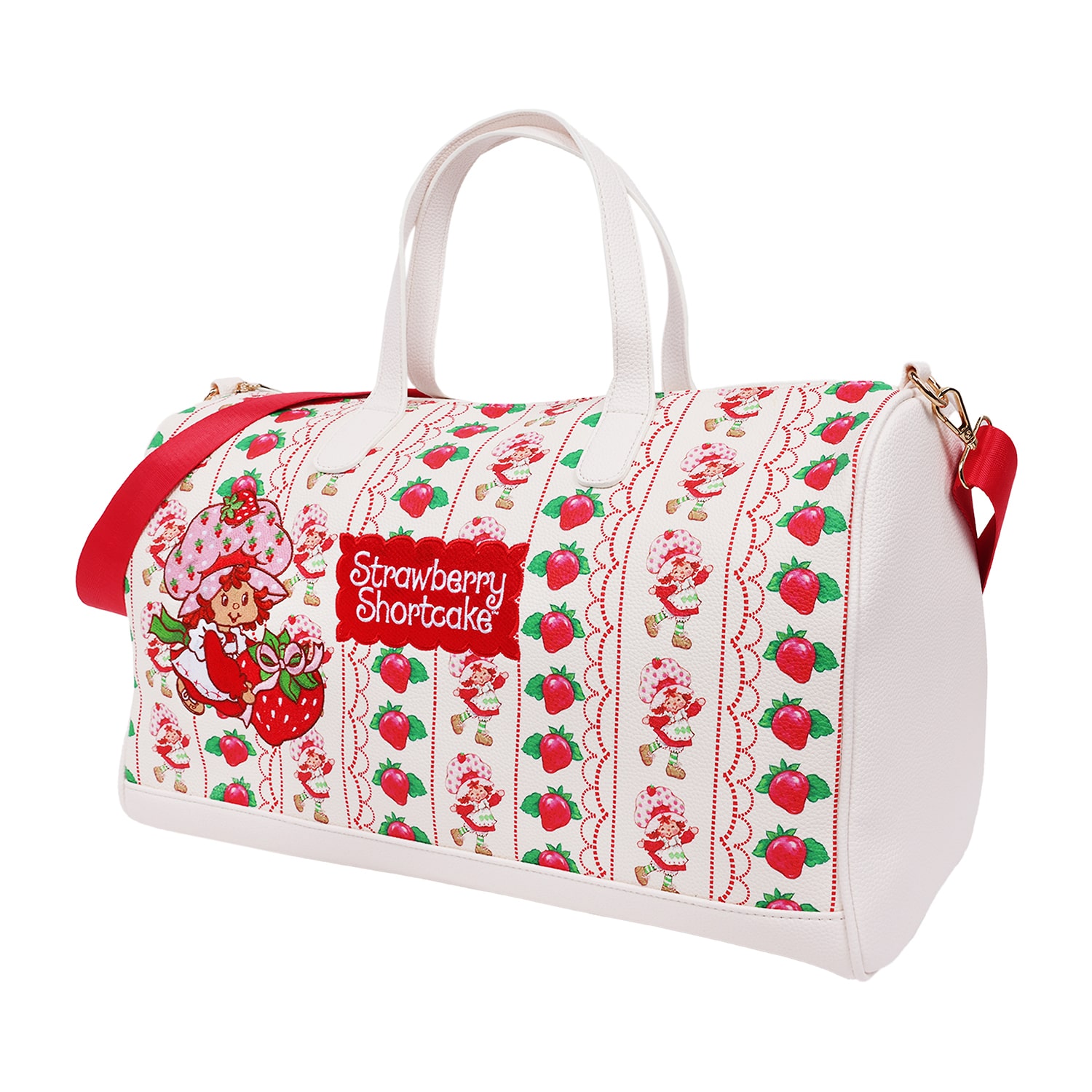 Strawberry Shortcake Lace Print Weekender Duffel Bag