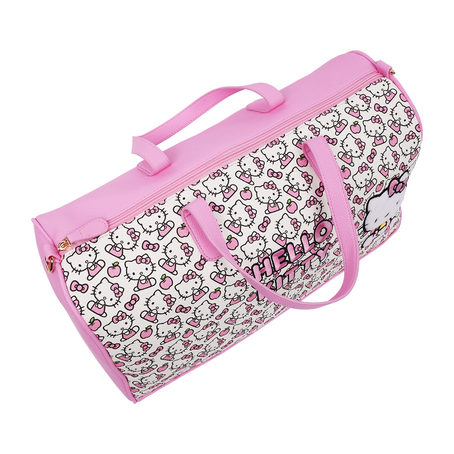 Ful Sanrio Hello Kitty Pink & White Weekender Duffel Bag