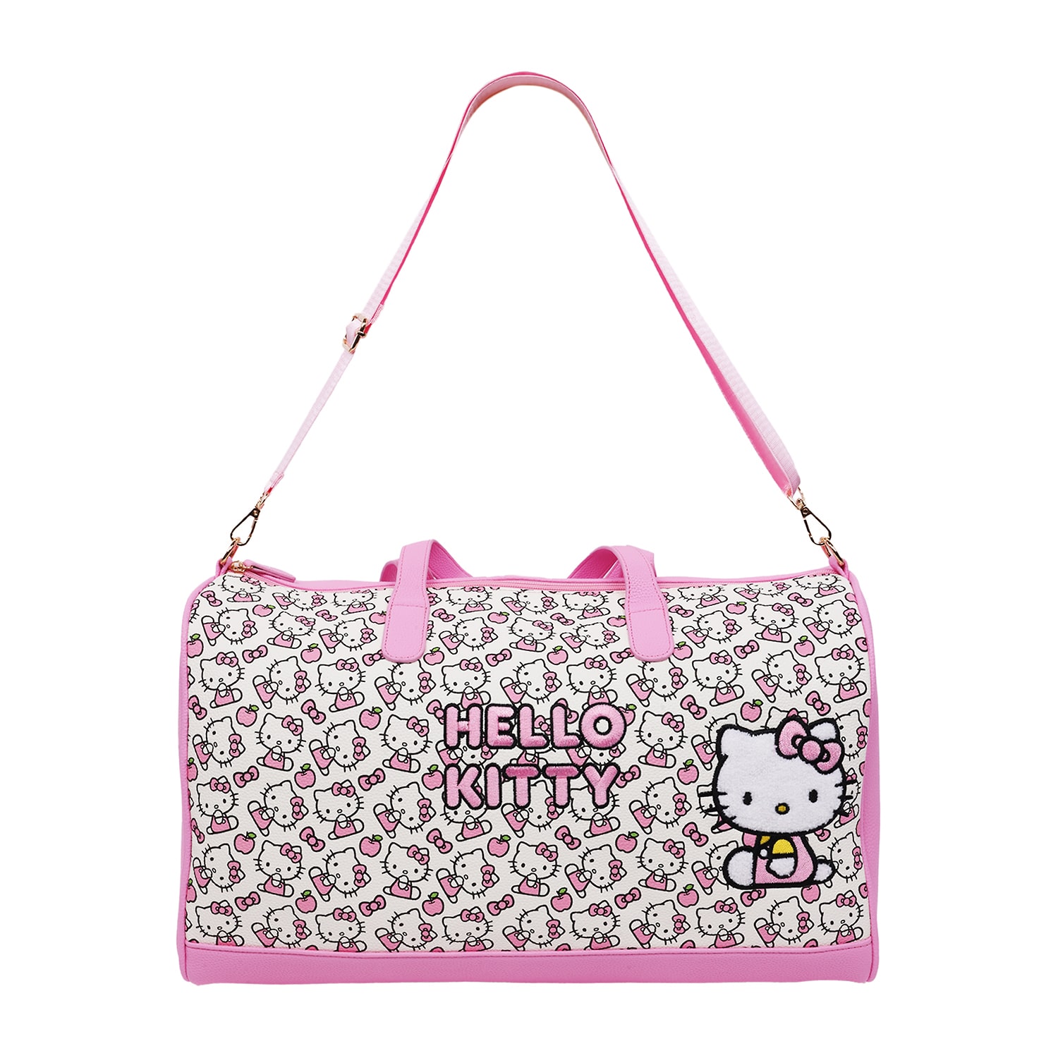 Ful Sanrio Hello Kitty Pink & White Weekender Duffel Bag
