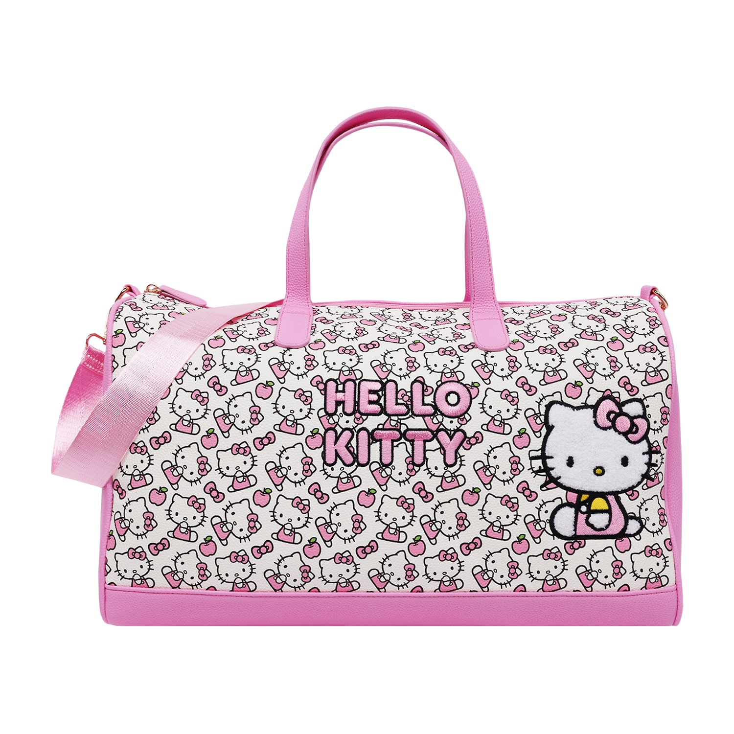 Ful Sanrio Hello Kitty Pink & White Weekender Duffel Bag