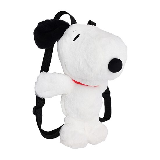 Peanuts Snoopy Red Collar 14" Plush Backpack