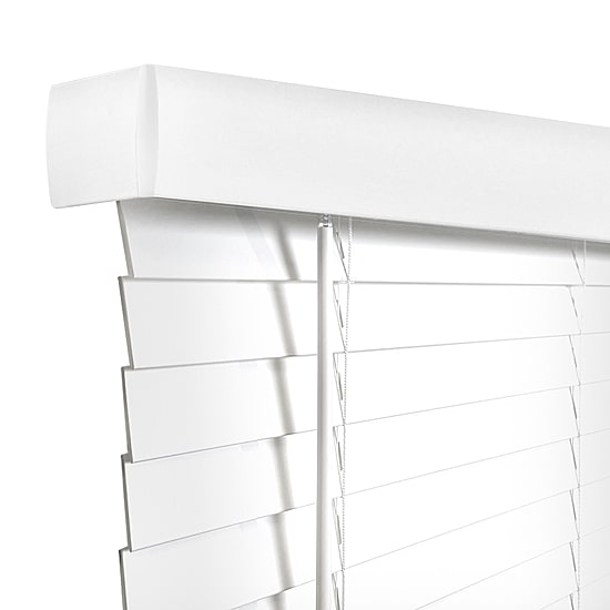 Smooth Sidelight 2" Cut-To-Width Cordless Faux Wood Blind