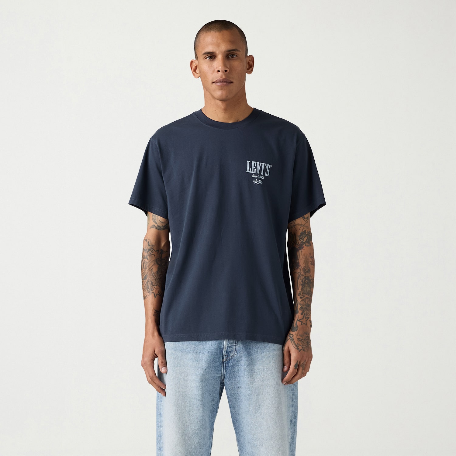 Levi's® Mens Crew Neck Short Sleeve Regular Fit Graphic T-Shirt