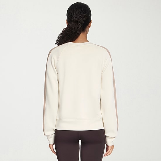 Skechers Womens Cozy Luxe Blocked Crewneck