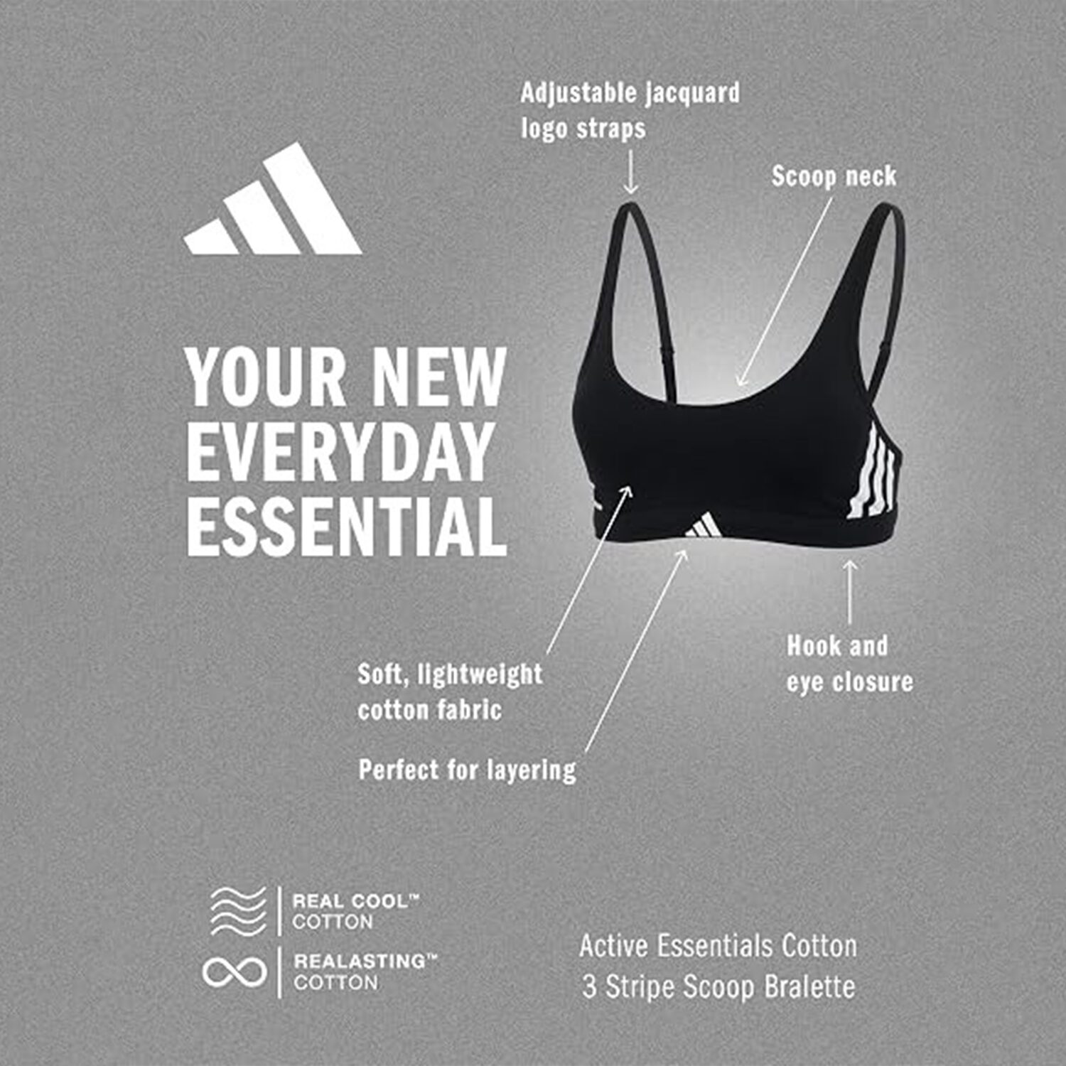 adidas Womens High Support Bralette 4a0688