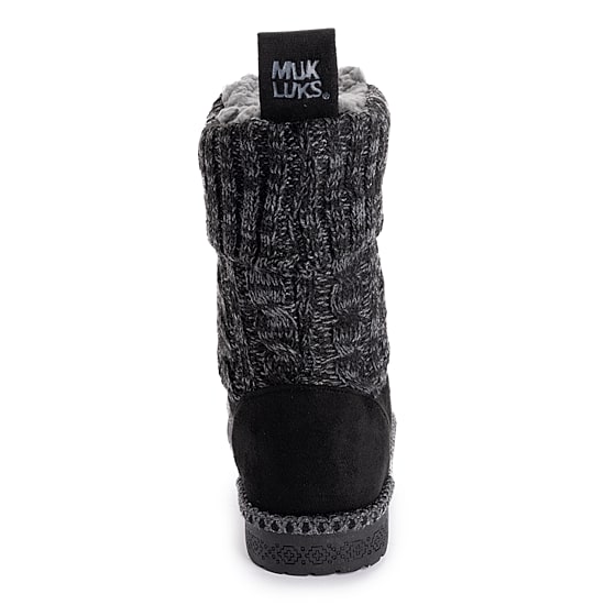 Muk Luks Womens Women'S Ml Footwear Water Resistant Slip Resistant Faux Fur Lined Flat Heel Winter Boots