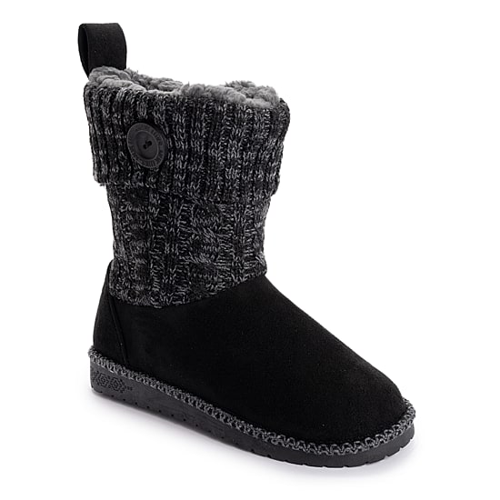 Muk Luks Womens Women'S Ml Footwear Water Resistant Slip Resistant Faux Fur Lined Flat Heel Winter Boots