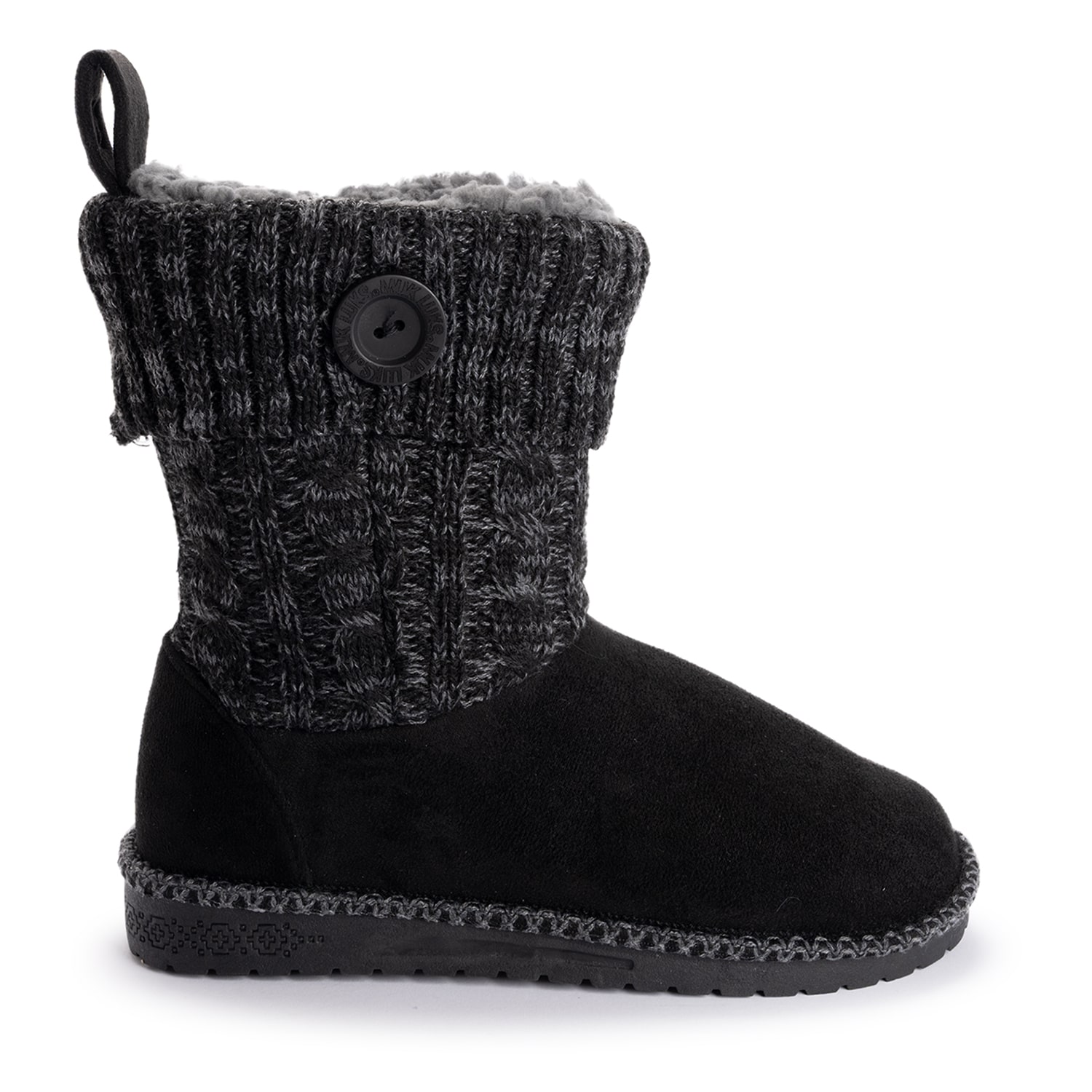 Muk Luks Womens Women'S Ml Footwear Water Resistant Slip Faux Fur Lined Flat Heel Winter Boots