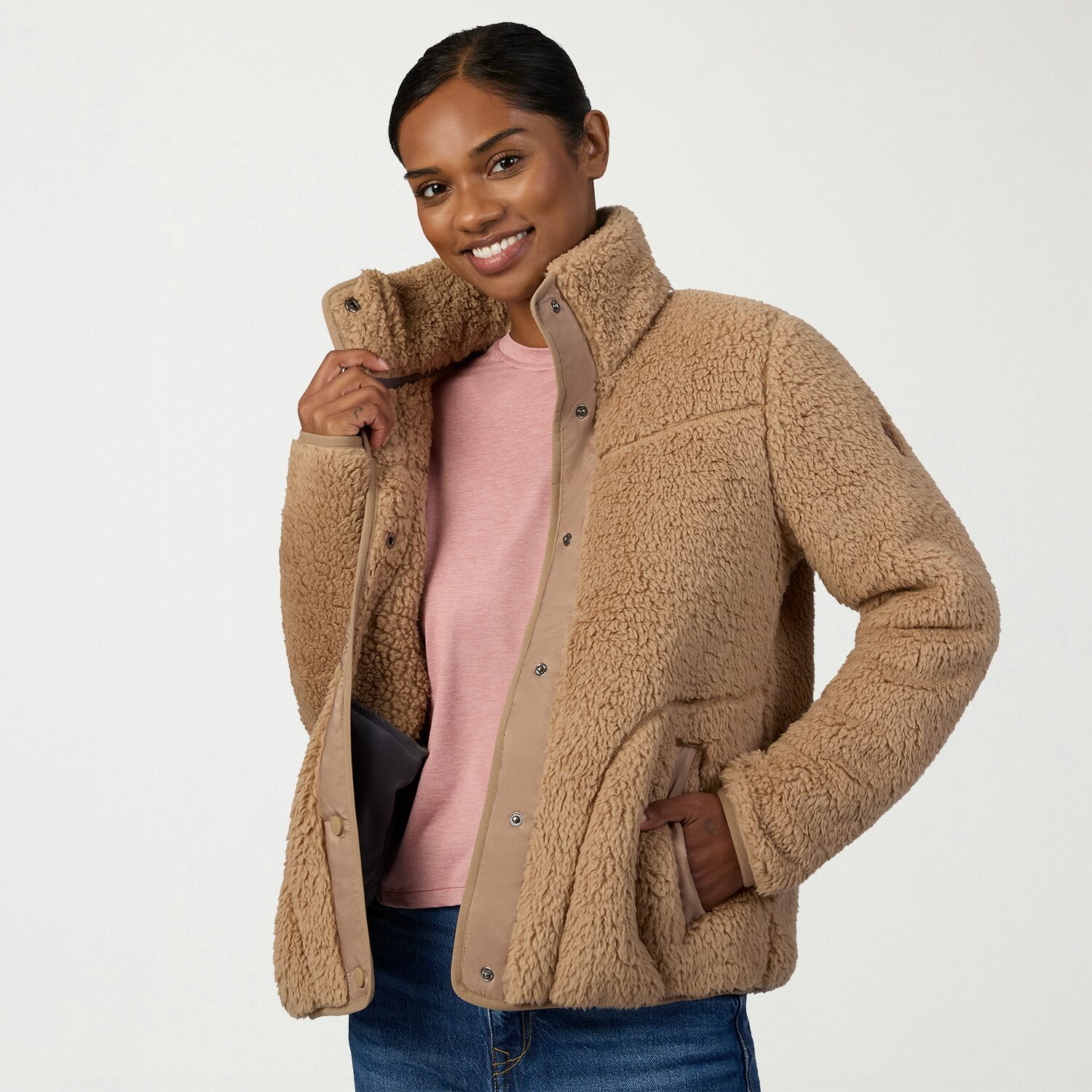 Free Country Womens Fleece Lightweight Jacket
