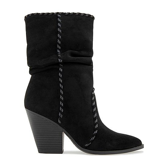ESPRIT Womens Windy Stacked Heel Slouch Boots