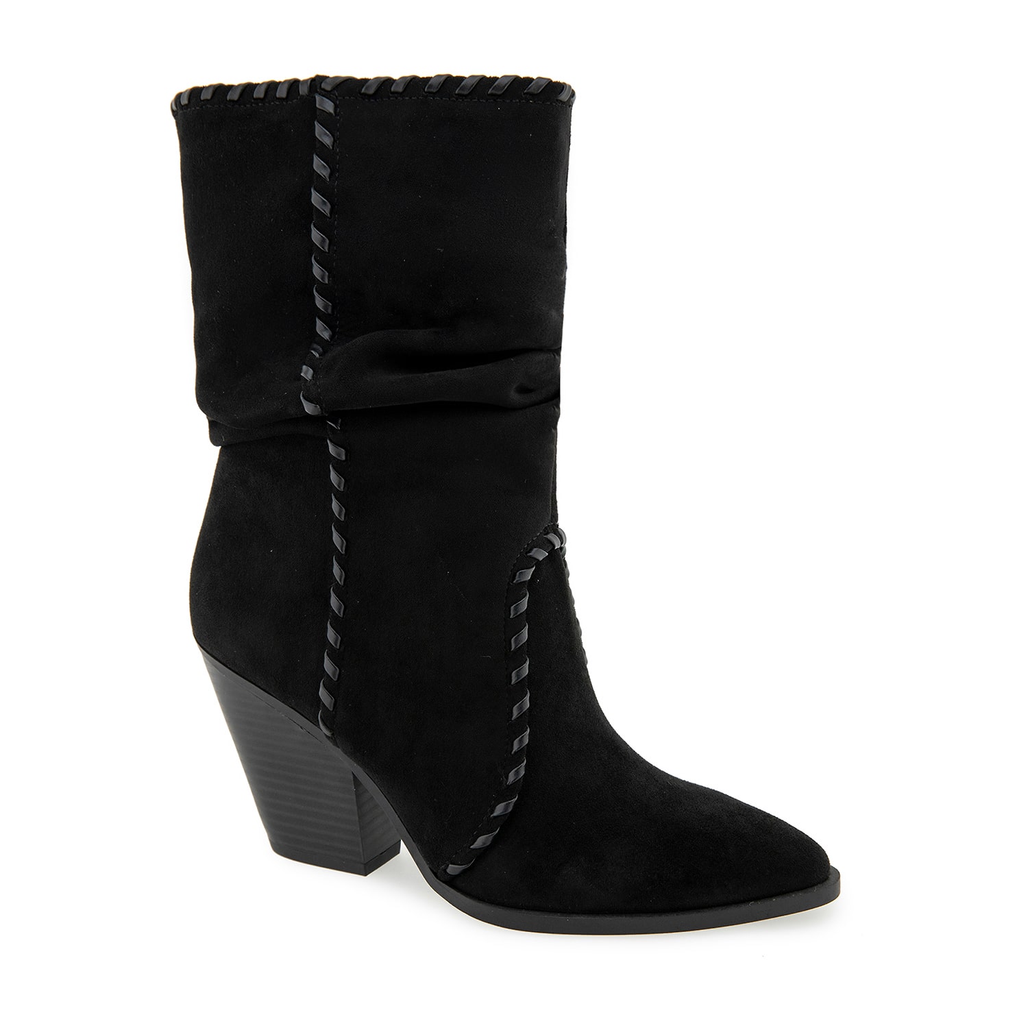 ESPRIT Womens Windy Block Heel Slouch Boots