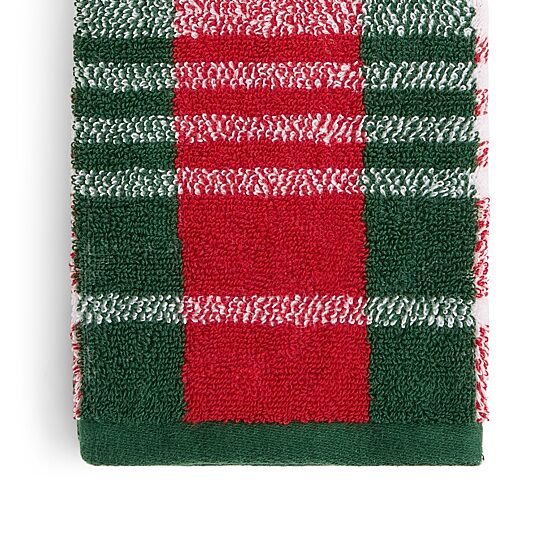 Martha Stewart Plaid 2-pc. Hand Towel Set