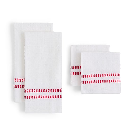 North Pole Trading Co. Holiday Gingerbread 6-pc. Kitchen Towel Set
