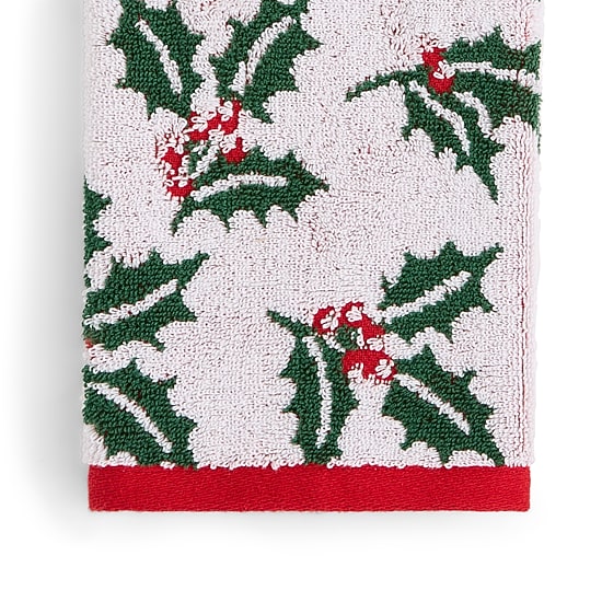 Martha Stewart Holly 2-pc. Hand Towel Set
