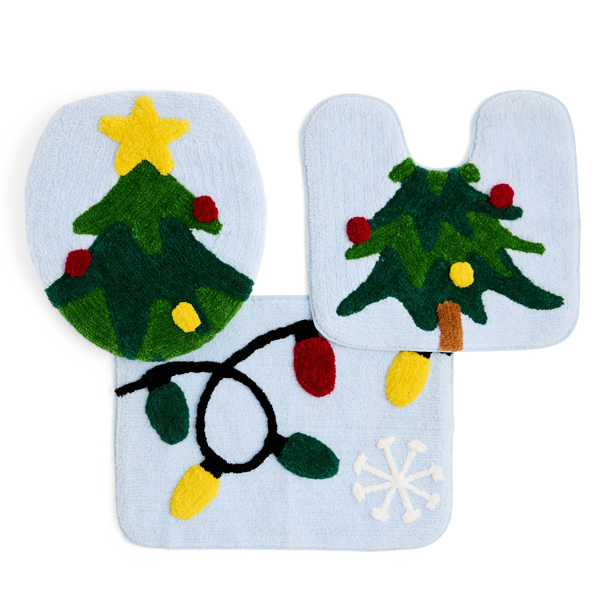 Avanti Christmas Tree 3-pc. Bath Rug Set