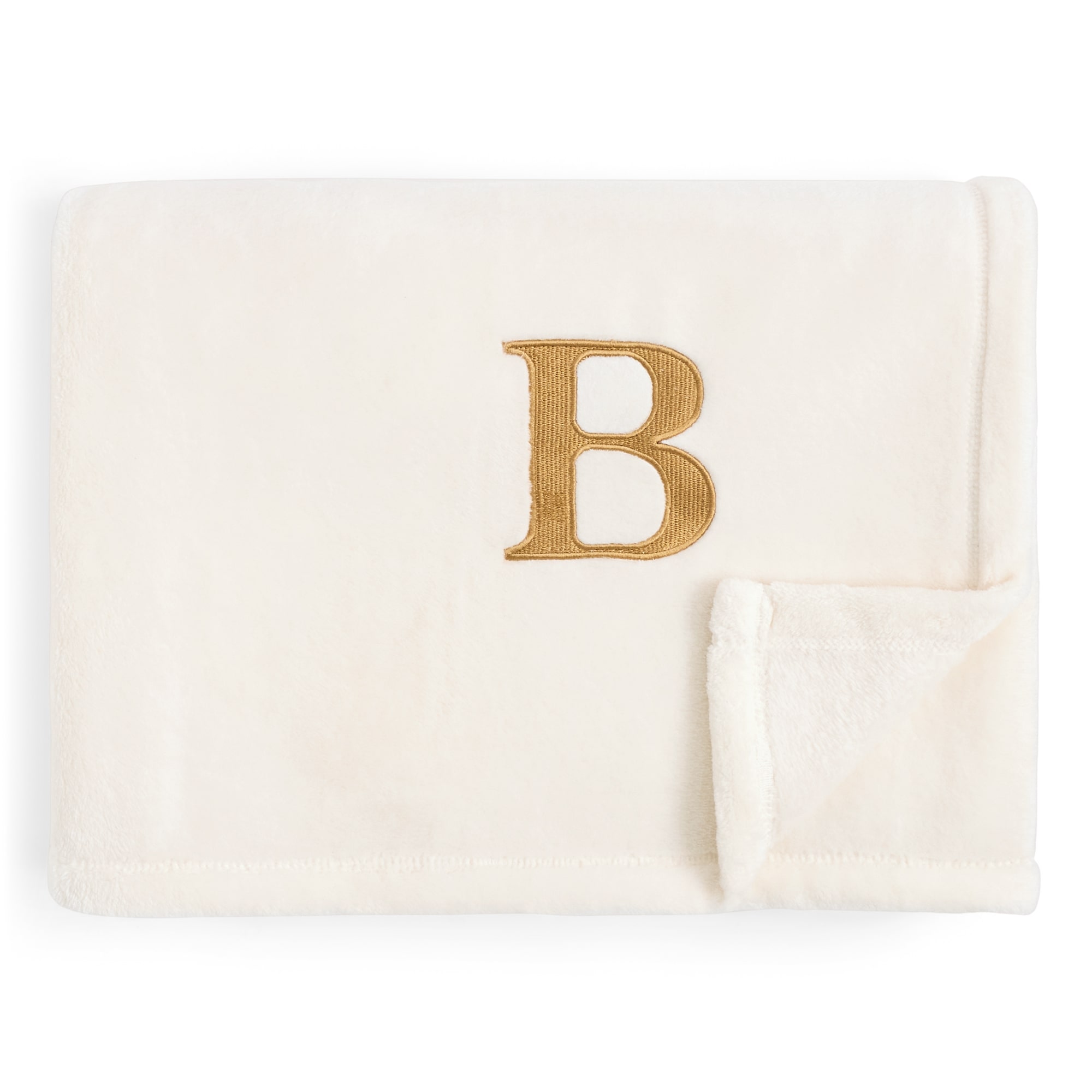 North Pole Trading Co. Monogram 50x60 Throw