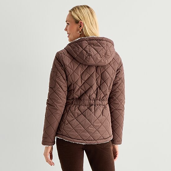 Free Country Womens Reversible Midweight Quilted Jacket