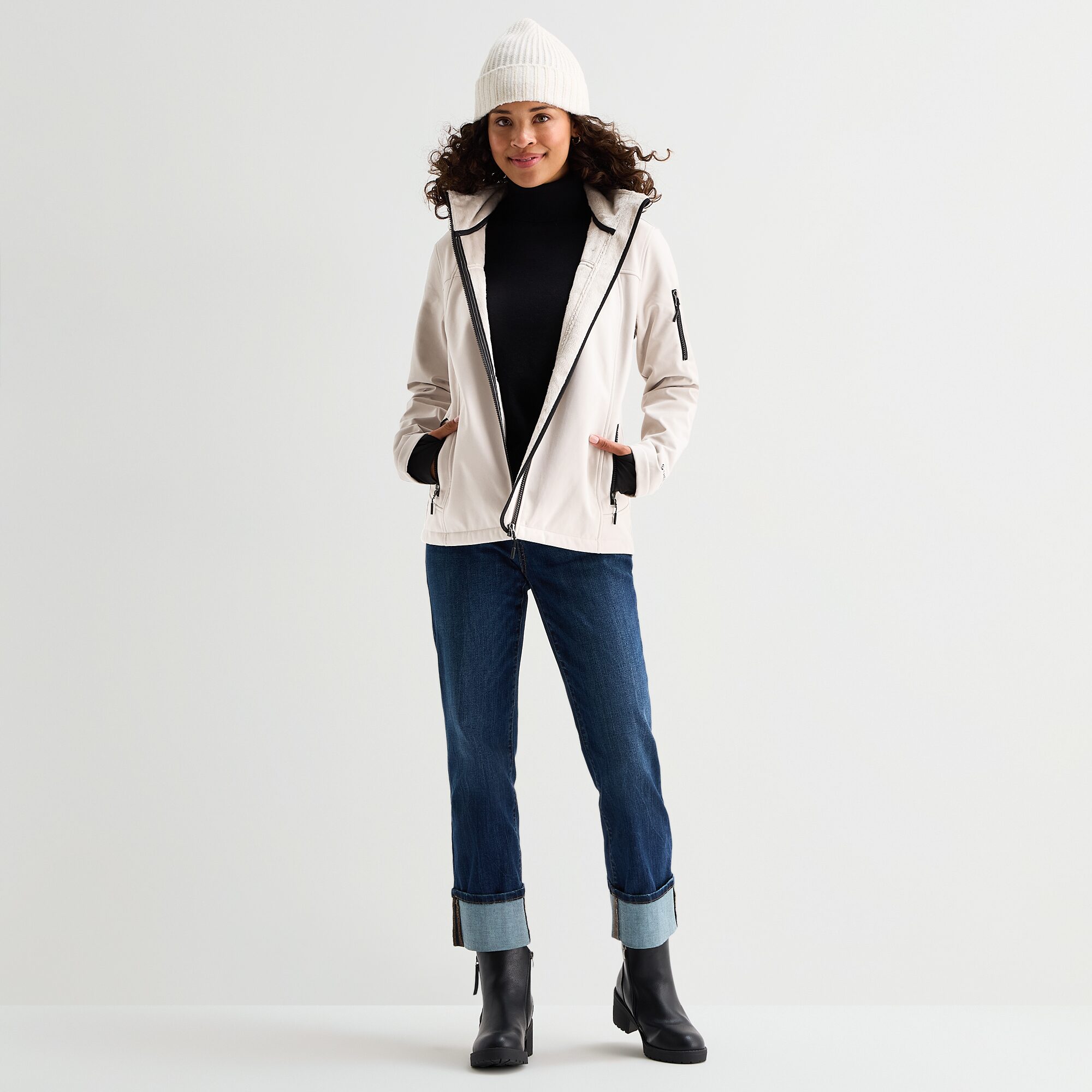 Free Country Womens Water Resistant Lightweight Softshell Jacket