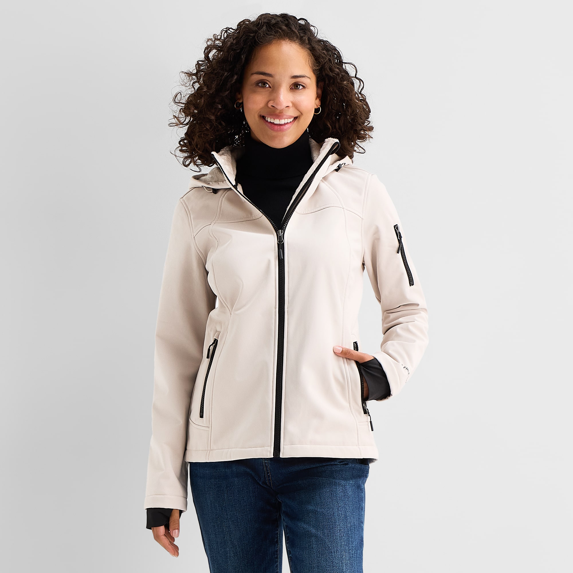 Free Country Womens Water Resistant Lightweight Softshell Jacket