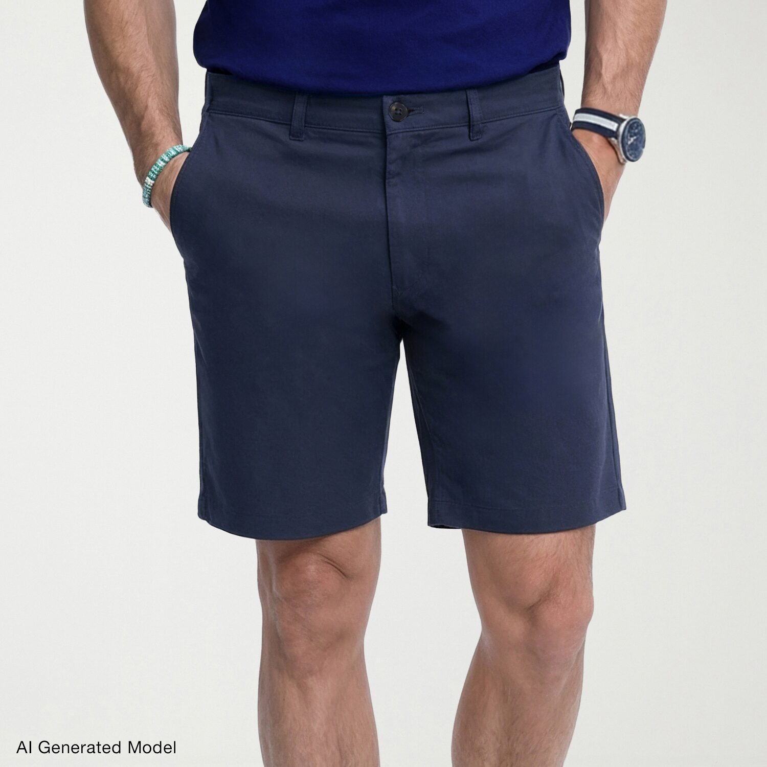 IZOD Saltwater Mens 7" Stretch Fabric Chino Short