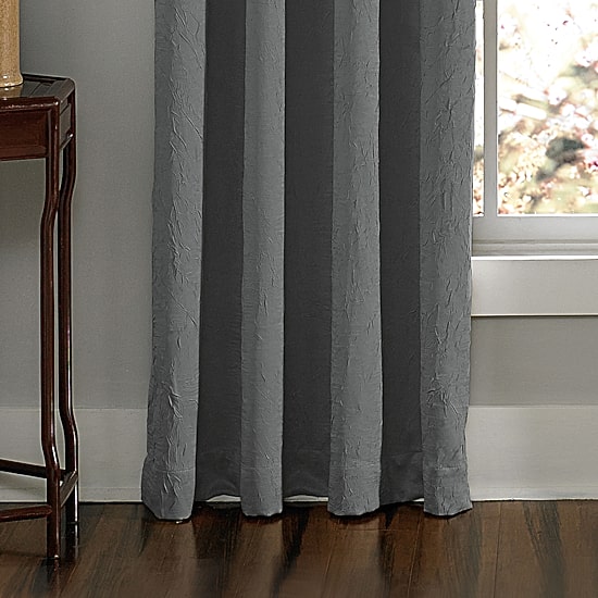 CHF Lenox Grommet Top Light-Filtering Single Curtain Panel