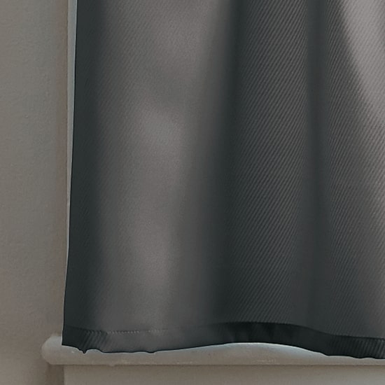 CHF Solid Twill 3-pc. Rod Pocket Window Tier