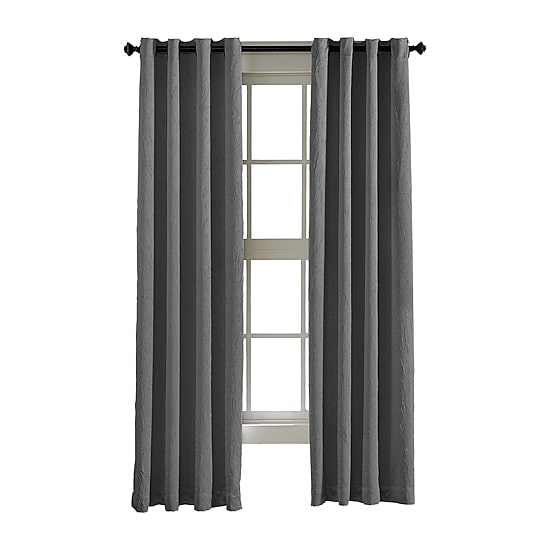 CHF Lenox Grommet Top Light-Filtering Single Curtain Panel